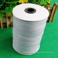 Factory wholesale 3mm 5mm flat band elastic cord elastic band white